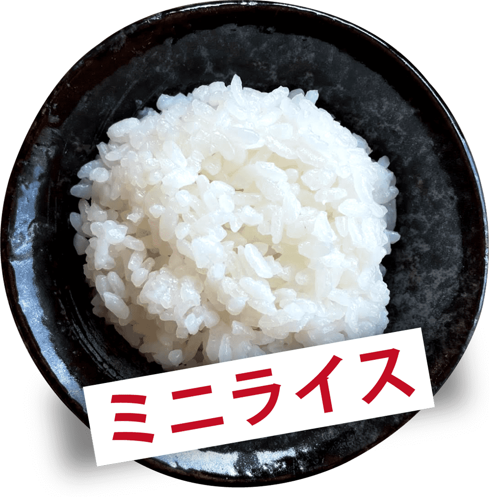 With mini rice